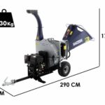 BullMach ZEUS 200 BH-BSE – Benzin Häcksler mit Anhängerkupplung – B&S XR2100 mit E-Starter