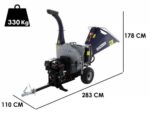 BullMach ZEUS 200 BH-LE Benzin Häcksler mit Anhängerkupplung – Loncin 420ccm E-Starter
