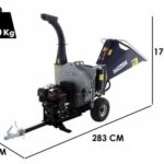 BullMach ZEUS 200 BH-LE Benzin Häcksler mit Anhängerkupplung – Loncin 420ccm E-Starter