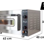 Calory Forni CF62M Mastro MEK – Elektrischer Pizzaofen – Hohe Backkammer