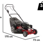 Castelgarden XC 53 SE – Benzin-Rasenmäher mit Radantrieb – 4 in 1 – 166 ccm Motor