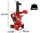 Ceccato BULL SPL12H GX200 – Benzin Holzspalter – stehend – Honda GX200