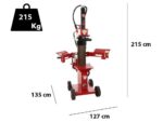 Ceccato BULL SPL16R4H – Senkrechter Benzin-Holzspalter – Motor Honda GX200