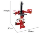 Ceccato BULL SPLE 8L – Stehender einphasiger Elektro Holzspalter – 8 Tonnen – Hub 540 mm