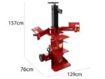 Ceccato BULL SPLE12 FDP – Stehender einphasiger Elektro Holzspalter – 12 Tonnen – Hub 540 mm