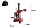 Ceccato BULL SPLET10 KOMBI – Senkrechter Hybrid-Holzspalter – Elektrisch/ für Traktor