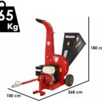 Ceccato Tritone BIG – Benzin-Häcksler mit Anhängerkupplung – Honda Motor GX 390