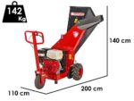 Ceccato Tritone Maxi selbstfahrend – Benzin-Häcksler – Honda-Motor GX390