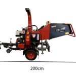 Ceccato Tritone Mega Monster – Profi Häcksler auf Wagen – Honda Motor GX 690