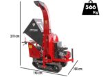 Ceccato Tritone Monster Cingo – Häcksler mit Raupenantrieb – Honda GX390 Motor