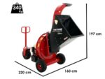 Ceccato Tritone Monster – Profi Benzin-Häcksler – GX390 HONDA – Elektro-Starter