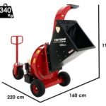 Ceccato Tritone Monster – Profi Benzin-Häcksler – GX390 HONDA – Elektro-Starter