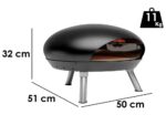 Clementi Crosti – Elektrischer Pizzaofen – 1300 W