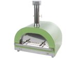 Clementi Gold – Holzbackofen für Pizza – Backfläche 80 x 60 – 4 Pizzen – Grün – Bild 2