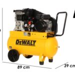 DeWalt DXCMB2M50HE – Elektrischer Einphasen-Riemenkompressor – 2-PS-Motor – 50-l-Kessel
