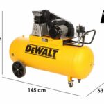 DeWalt DXCMB3M200HE – Einphasiger elektrischer Riemen-Kompressor – 3-PS-Motor – 200 Liter