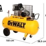 DeWalt DXCMB4T270HCE – Dreiphasiger elektrischer Luftkompressor mit Riemenantrieb – Motor 4 PS – 270 lt