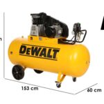 DeWalt DXCMB4T270HE – Elektrischer Dreiphasen-Riemenkompressor – 4-PS-Motor – 270 l