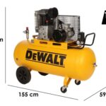 DeWalt DXCMB55T271HCE – Dreiphasiger elektrischer Riemen-Kompressor – 5,5-PS-Motor – 270 l