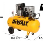 DeWalt DXCMB75T270HCE – Dreiphasiger elektrischer Luftkompressor mit Riemenantrieb – Motor 7,5 PS – 270 l