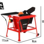 Docma Cutmac BSF315 – 400V Sägebank mit Arbeitsfläche – professionelle Stammsäge