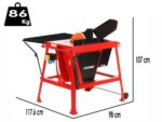Docma Cutmac BSF315 – Sägebank mit Arbeitsfläche – Stammsäge – 230V