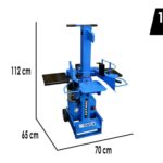 Docma SVG800 220 RAPID PLUS – Elektro-Holzspalter – stehend