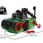 Docma VF155 Automatic Ultralight – Forstseilwinde – Motor Solo HP50E-A – Seil aus Dyneema Ø 5mm 80m