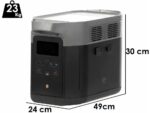 EcoFlow Delta 2 Max – Tragbare Powerstation – 2400W – 2048Wh/51.2V