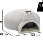 Edilmark FP 140N – Pizzaofen – Feuerrost 80mm – Backkapazität 10 pizzen