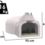 Edilmark FR 95 – Einbau-Holzbackofen mit Backfläche 76×81 cm