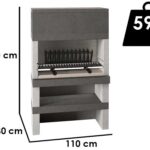 Edilmark KUBO – Grillkamin für Holz und Holzbackofen – Hintere Feuerstelle