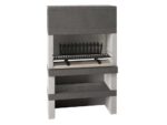 Edilmark KUBO – Grillkamin für Holz und Holzbackofen – Hintere Feuerstelle – Bild 4