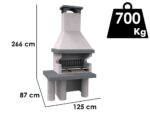 Edilmark Primavera L – Grillkamin für Holz und Holzkohle