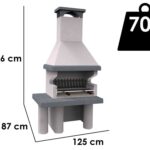 Edilmark Primavera L – Grillkamin für Holz und Holzkohle