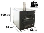 Einbau-Holzbackofen Fontana INC80X45QV