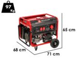 Einhell TC-PG 8000 – Benzin-Stromerzeuger – mit AVR – 8.0 kW – Dauerleistung 7.5 kW 400V – Bild 2