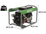 Energy EY-16TBE AVR – Benzin-Stromerzeuger mit AVR 11,2 kW – Dauerbetrieb 10Dreiphasig