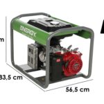 Energy EY-7MB AVR – Benzin Stromerzeuger mit AVR 6 kW – Dauerleistung 5,4 Einphasig