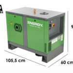 Energy EY-7MDE-SA AVR – Diesel-Stromgenerator schallgedämpft mit AVR – 5 kW – Dauerleistung 4,5 kW Einphasig + ATS