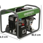 Energy EY-7TDE AVR – Diesel Stromerzeuger mit AVR 5 kW – Dauerbetrieb 4,5 Drehstrom