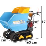 EuroMech EM500H – Raupendumper – Ausziehbare Mulde – 500 kg Nutzlast