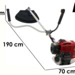 EuroMech TJ 53 EC – Benzin-Motorsense mit Handgriff – Kawasaki-Motor