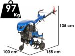EuroMech YET 300 – Motorhacke Diesel 7 PS – D300 208 ccm