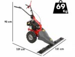 Eurosystems M310 – Balkenmäher mit Doppelmesser – Schnittbreite 127 cm – Loncin 196 OHV