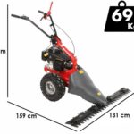 Eurosystems M310 – Balkenmäher mit Doppelmesser – Schnittbreite 127 cm – Loncin 196 OHV