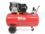 Ferrua FB28/100 CM2 – Elektrischer Kompressor mit Riemenantrieb – Motor 2 PS – 100 Lt