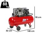 Fiac AB 150/348 – Luftkompressor mit Riemenantrieb 230V – Motor 3 PS – 150 lt