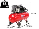 Fiac AB 150/348 – Luftkompressor mit Riemenantrieb 400V- Motor 3 PS – 150 lt