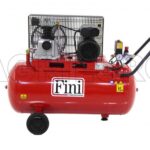 FINI ADVANCED MK 102 N 90 2M – Elektrischer Kompressor mit Riemenantrieb – Motore 2PS – 90Lt